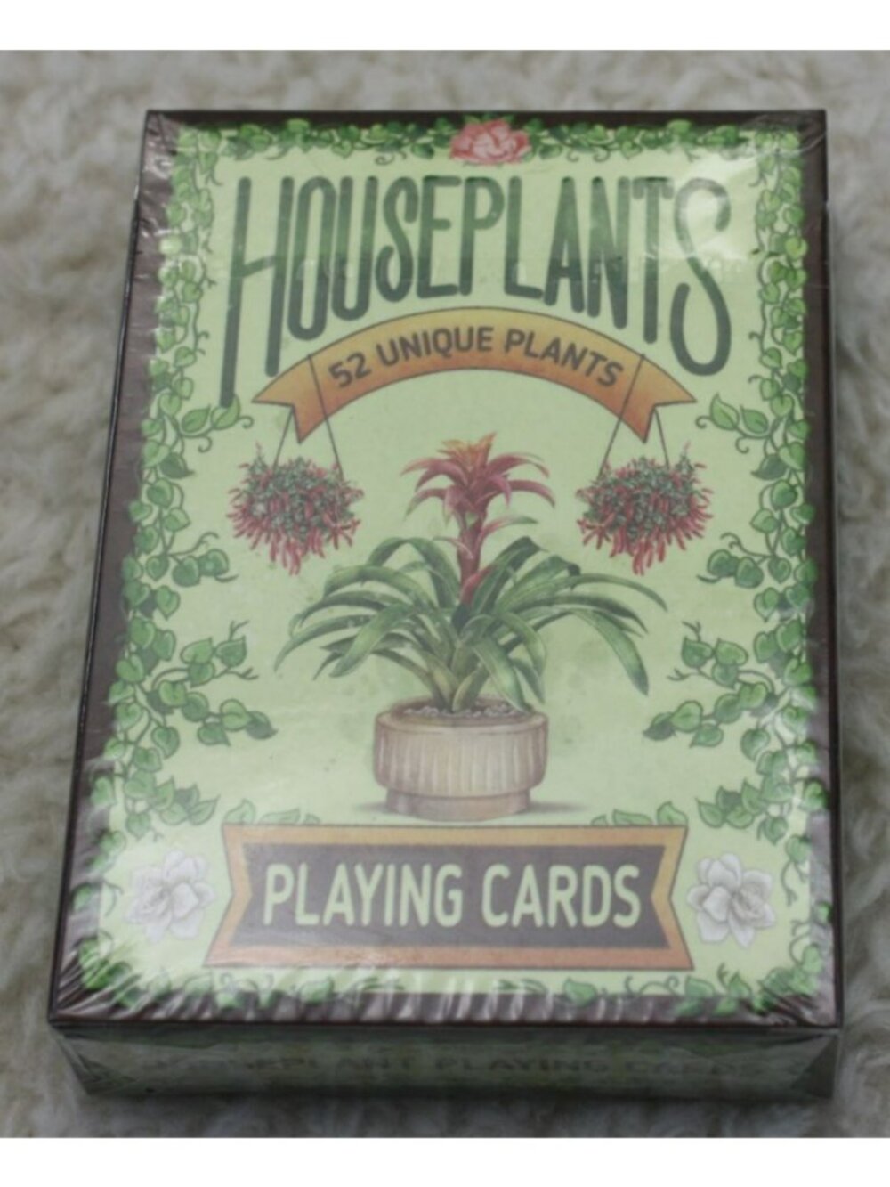 Houseplants Playing Cards With 52 Unique Plant Illustrations In Sealed Box